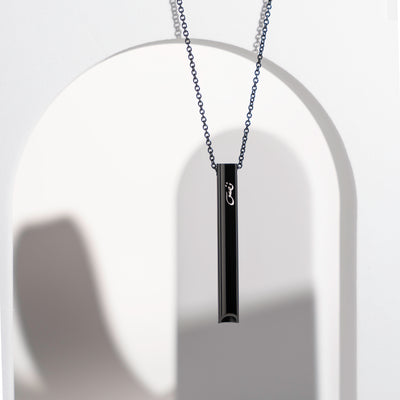 Nafas breathing necklace in black