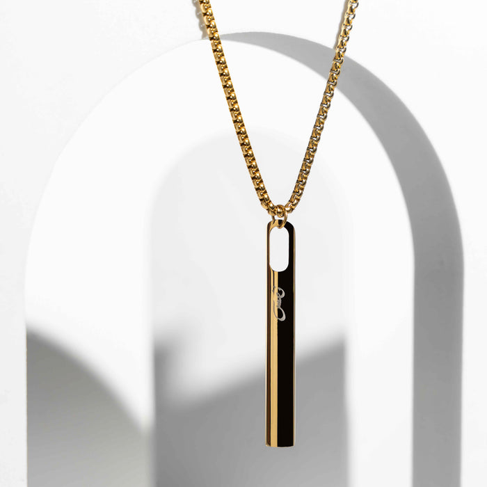 NAFAS Smooth Flow - Anxiety Breathing Necklace - Gold