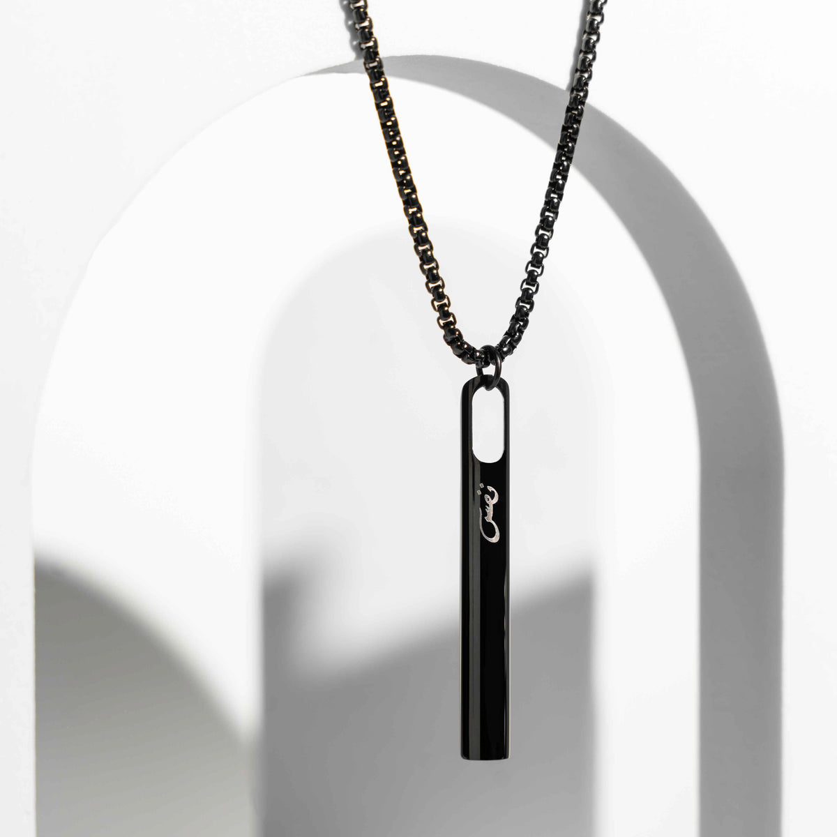 NAFAS Smooth Flow - Anxiety Breathing Necklace - Black
